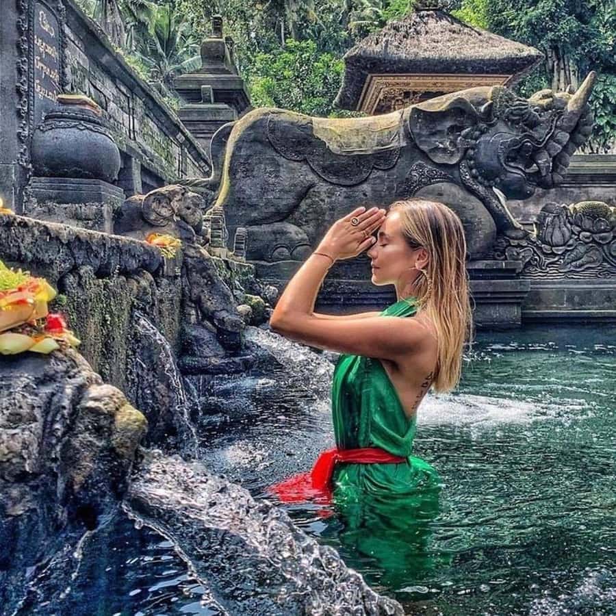 Ubud: Water Temple, Rice Terrace, Waterfall, Private Tour - Tibumana Waterfall: the most restful waterfall stop