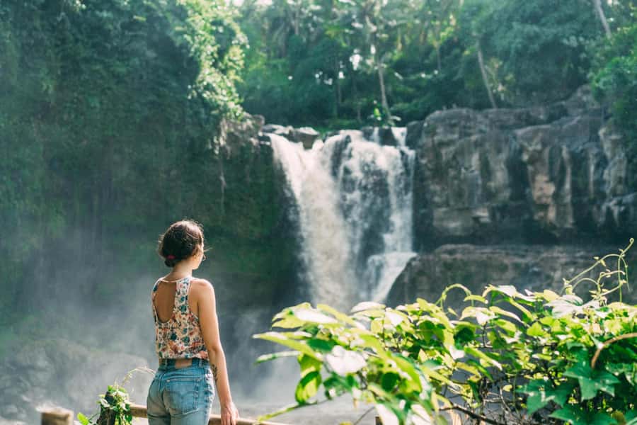 Ubud: Waterfall, Rice Terrace & Temple Private Day Tour - Kanto Lampo Waterfall, a more intimate stop