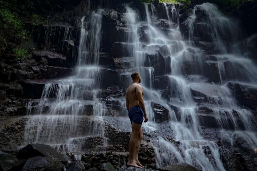 Ubud: Waterfalls & Temple with Rice Terrace Small-Group Tour - Starting at Tegalalang and Tirta Empul