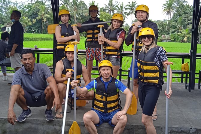 Ubud White Water Rafting on the Ayung River with Pickup & Lunch - Safety gear and the first paddle strokes