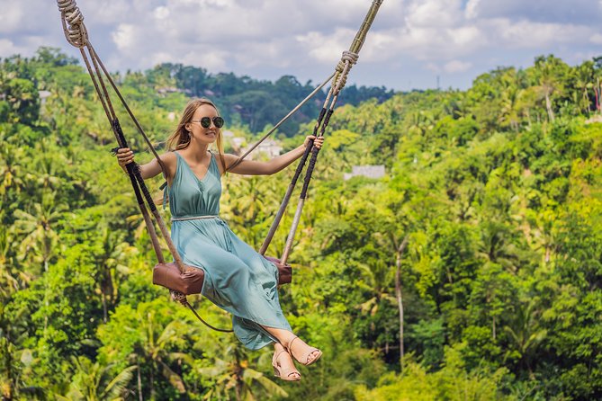 Ubud White Water Rafting, Rice Terrace and Jungle Swing - Tegallalang Rice Terrace and everyday farming