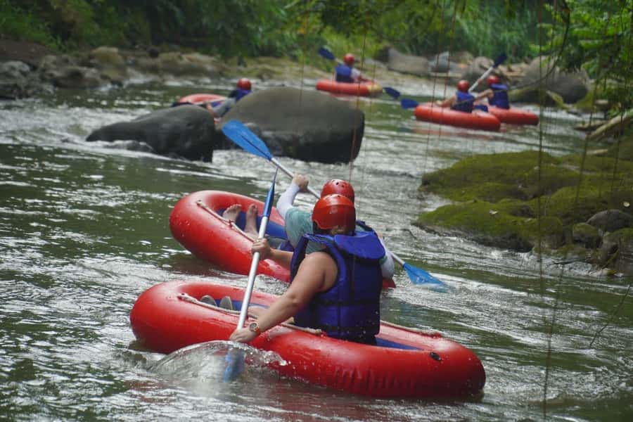 Ubud Wos River Tubing Adventure with Lunch & Hotel Transfers - Safety Equipment and Guide Support