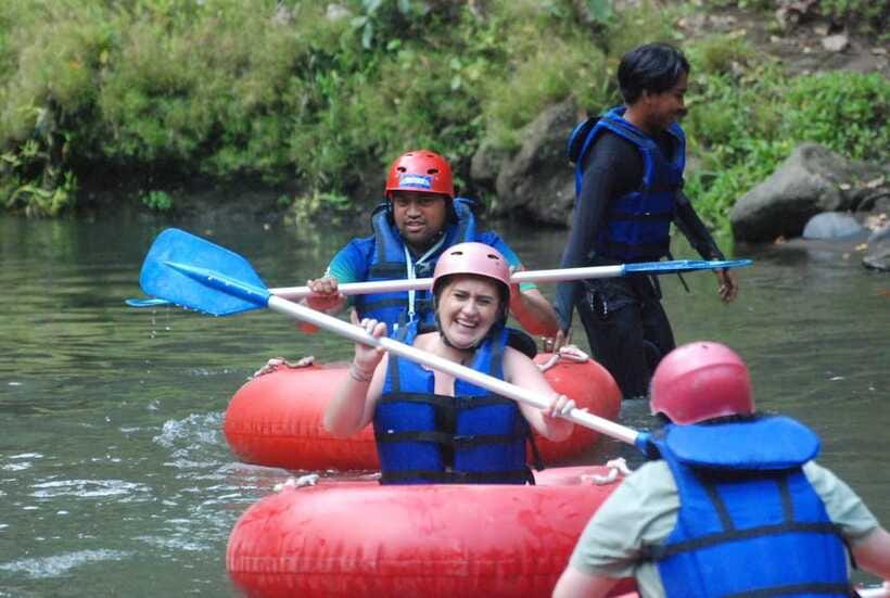 Ubud Wos River Tubing Adventure with Lunch & Hotel Transfers - Lunch, Showers, and the Practical End of the Day
