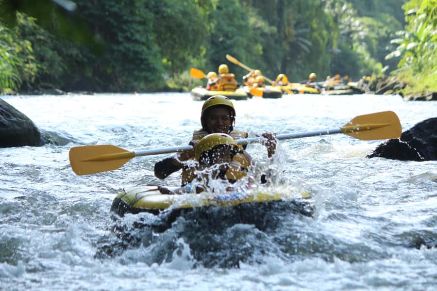 Ubud: Wos River Tubing with Waterfall Adventure and Lunch - Floating into the Wos River jungle