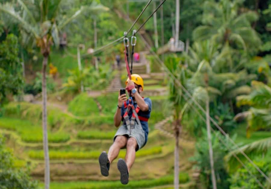 Ubud: Zip-line Adventure, River Rafting & Rice Terraces Tour - Rafting the Ayung River for about 2.5 hours