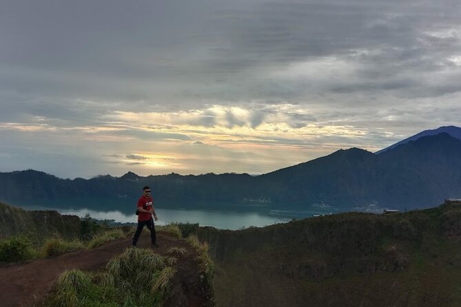 Volcano Batur Sharing Group at Start Point - Sunrise at the summit