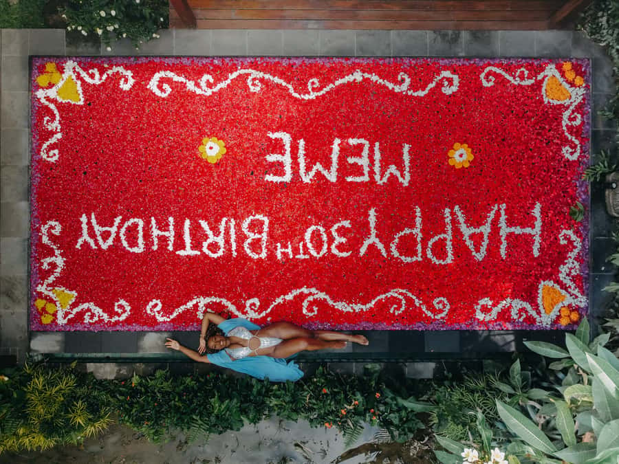 Wanderlust birthday photo and video with drone and Editing - A birthday photo shoot with a Bali-sized backdrop