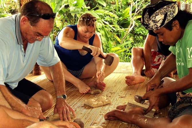Wood Carving Class - Turning a plain block of wood into a Bali keepsake